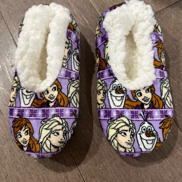 Frozen winter snow boots toddler size 10 Disney’s Frozen slippers size 9/10 - Picture 12 of 12